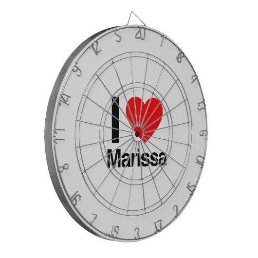 Jeu De Fléchettes j'aime marissa (Devant gauche)