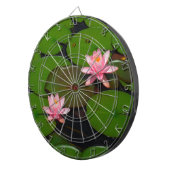 Jeu De Fléchettes Jardin de fleurs de laine d'eau de lotus rose, (Devant droit)