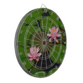 Jeu De Fléchettes Jardin de fleurs de laine d'eau de lotus rose, (Devant gauche)