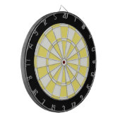 Jeu De Fléchettes Jaune Clair Noir Et Blanc (Devant gauche)