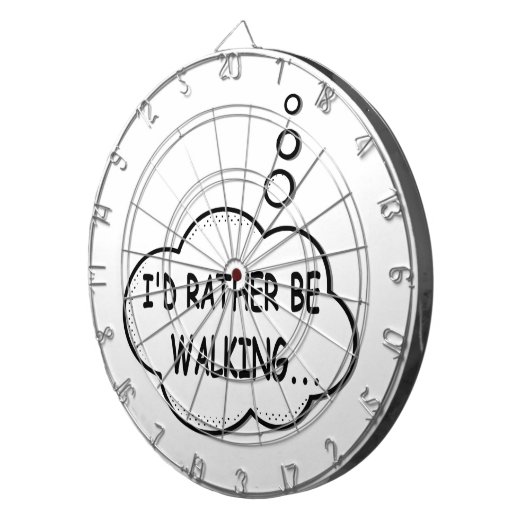 Jeu De Fléchettes Je préfère marcher (Devant droit)