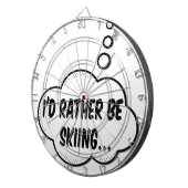 Jeu De Fléchettes Je Préférerais Skier (Devant droit)