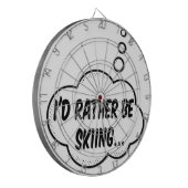 Jeu De Fléchettes Je Préférerais Skier (Devant gauche)
