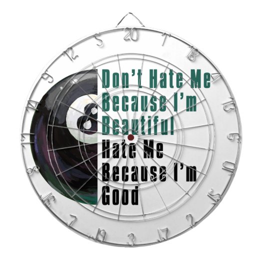 Jeu De Fléchettes Je Suis Beau Je Suis Bon 8 Balle (Devant)