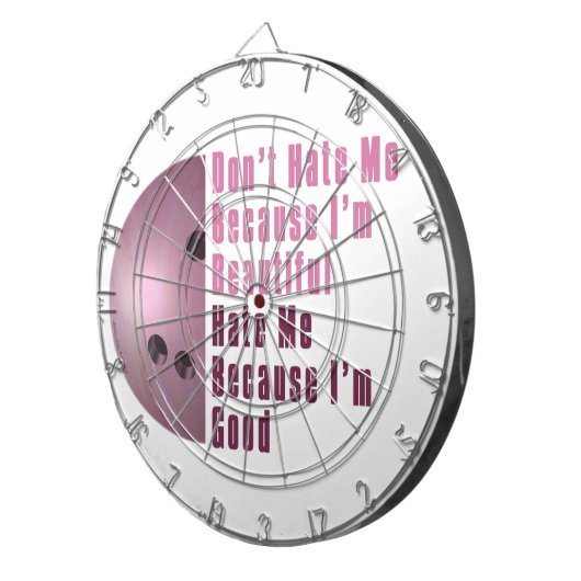 Jeu De Fléchettes Je Suis Beau Je Suis Bon Bowling Rose (Devant droit)