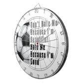 Jeu De Fléchettes Je Suis Belle Balle De Football (Devant droit)