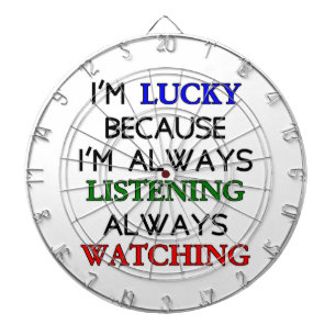 Jeu De Fléchettes Je suis chanceux