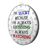 Jeu De Fléchettes Je suis chanceux (Devant droit)