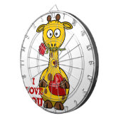 Jeu De Fléchettes je t'aime girafe (Devant droit)