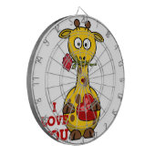 Jeu De Fléchettes je t'aime girafe (Devant gauche)