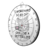 Jeu De Fléchettes Je travaille dur (Devant droit)