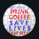 Jeu De Fléchettes Je veux juste boire du café<br><div class="desc">Dynamisez votre espace avec notre "Je veux juste boire du café, sauver des vies et prendre des selfies" Gras Texte Imprimer. Inspirez votre maison ou votre bureau d’une touche d’humour et de motivation grâce à notre imprimé en gras "Je veux juste boire du café, sauver des vies et prendre des...</div>