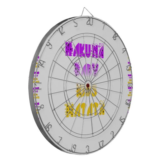 Jeu De Fléchettes Joli violet et jaune Hakuna Matata bébé enfants G (Devant gauche)