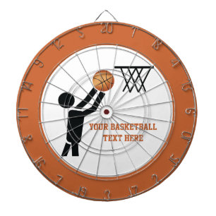 Jeu De Fléchettes Joueur de basket-ball avec balle