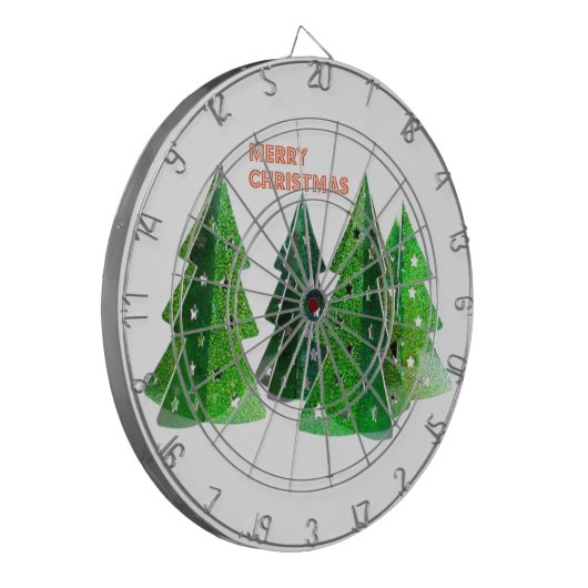 Jeu De Fléchettes Joyeux arbres de Noël verts (Devant gauche)