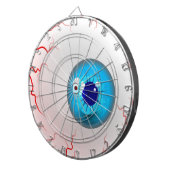 Jeu De Fléchettes Joyeux Halloween ! Éffrayant Blue Eyeball (Devant droit)