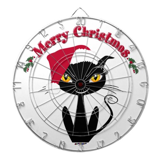 Jeu De Fléchettes Joyeux Noël Kitty Cat (Devant)