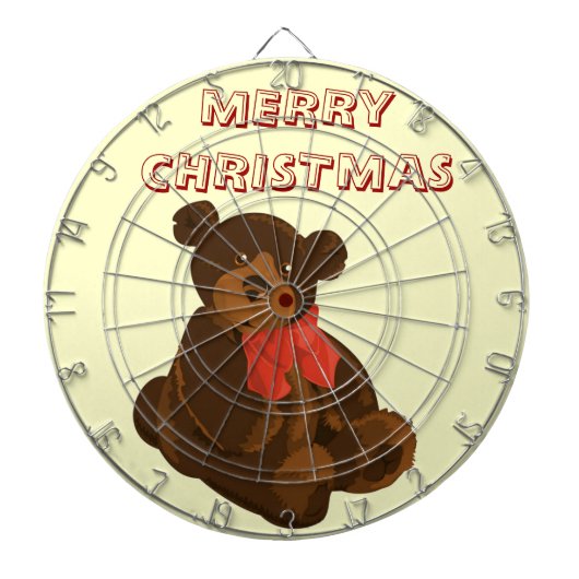 Jeu De Fléchettes Joyeux Ours de Noël (Devant)