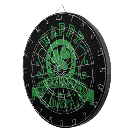 Jeu De Fléchettes Joyeux Shamrock de la Saint Patrick (Devant droit)