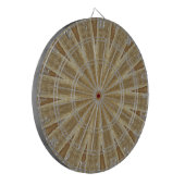 Jeu De Fléchettes Kaleidoscope Design Light Brown Rustic Floral (Devant gauche)