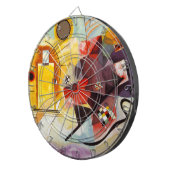 Jeu De Fléchettes Kandinsky jaune bleu (Devant droit)