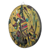 Jeu De Fléchettes Kandinsky Points Peinture en toile Abstraite (Devant droit)