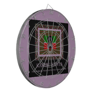 Jeu De Fléchettes Karibu Kenya : Design des couleurs du drapeau nati