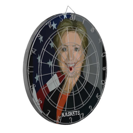 Jeu De Fléchettes KASKETS - Panneau de dard de Clinton (Devant gauche)