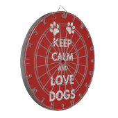 Jeu De Fléchettes Keep calm and love dogs (Devant gauche)