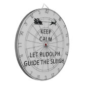 Jeu De Fléchettes Keep Calm Let Rudolph Guide Sleigh (Devant gauche)