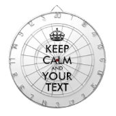 Jeu De Fléchettes KEEP CALM personnalisé et votre texte (Devant)