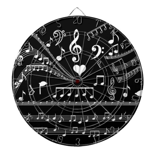 Jeu De Fléchettes La musique est aimée !__ (Devant)