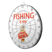 Jeu De Fléchettes La Pêche Est Mon Heureuse Heure (Devant droit)