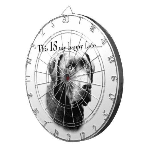 Jeu De Fléchettes Lab Happy Face (Devant droit)