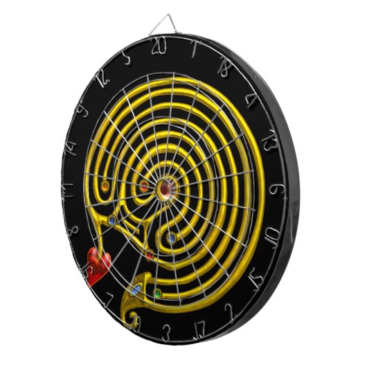 Jeu De Fléchettes LABYRINTHE OR HYPER, Noir (Devant droit)