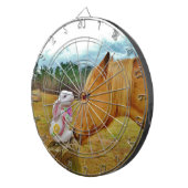 Jeu De Fléchettes Lapin blanc et Cheval jaune (Devant droit)