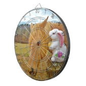 Jeu De Fléchettes Lapin blanc et cheval jaune blond (Devant droit)