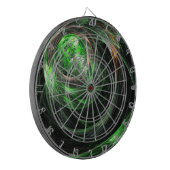 Jeu De Fléchettes L'art Abstrait vert du monde entier (Devant gauche)
