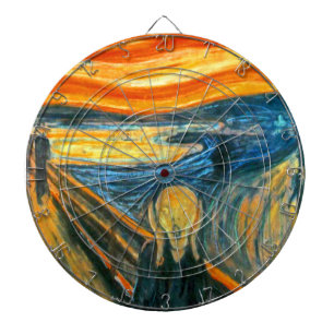 Jeu De Fléchettes Le cri perçant par Edvard Munch