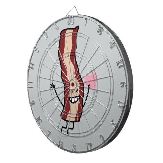 Jeu De Fléchettes Le lard vous aime Valentine ! (Devant droit)