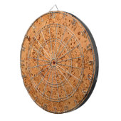 Jeu De Fléchettes Le look de Macadamia Cork Burl Wood Grain (Devant droit)
