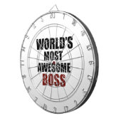 Jeu De Fléchettes Le patron le plus impressionnant du monde (Devant droit)