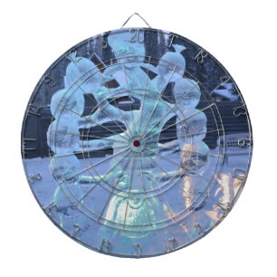 Jeu De Fléchettes Le père noël fait face à des vacances drôles de