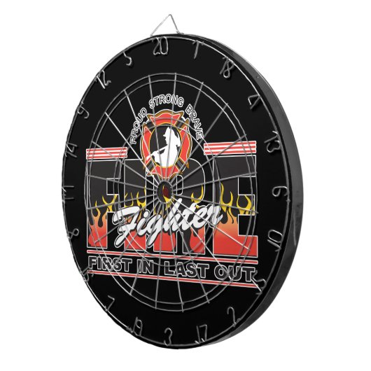 Jeu De Fléchettes Le pompier d'abord dedans, durent (Devant droit)