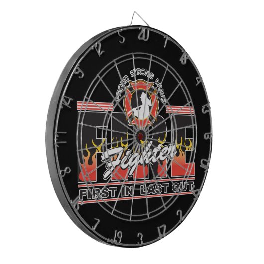 Jeu De Fléchettes Le pompier d'abord dedans, durent (Devant gauche)