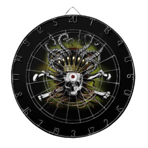 Jeu De Fléchettes Le Roi Squid Skull Dartboard