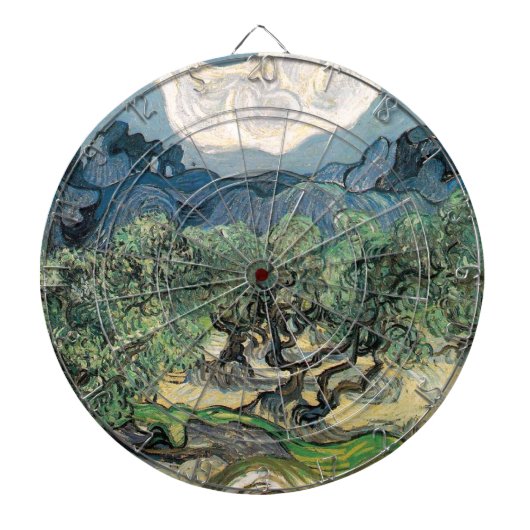 Jeu De Fléchettes Les oliviers, Vincent van Gogh (Devant)