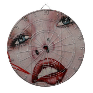 Jeu De Fléchettes Lèvres rouges