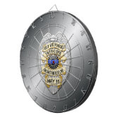 Jeu De Fléchettes Ligne bleue mince (Devant droit)