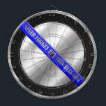 Jeu De Fléchettes Ligne bleue mince<br><div class="desc">Cette conception vise à honorer les hommes et les femmes courageux qui protègent nos collectivités. Ce symbole policier,  shérif et policier est un bel hommage graphique à ceux qui servent et à ceux qui ont fait le sacrifice ultime.</div>